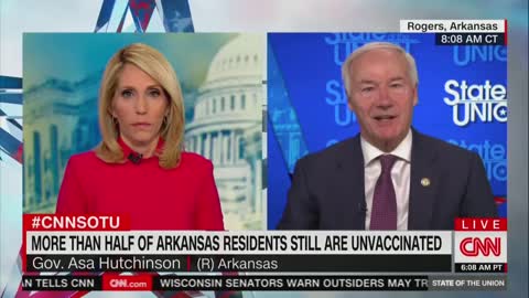 Gov. Asa Hutchinson Defends His State’s Low Vax Rate, Insists Mandates Wouldn’t Work in Arkansas