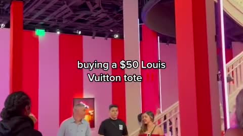 buying a $50 LouisVuitton tote