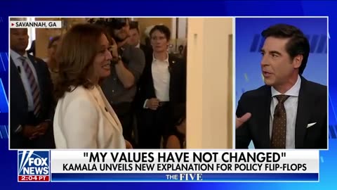 Jesse Watters_ Kamala Harris says she's not a flip-flopper after breaking media