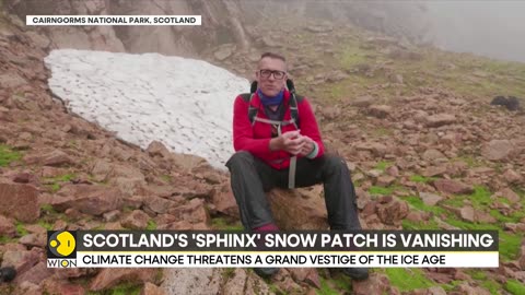 Scotland's 'Sphinx' snow patch melts away: Climate change threatens a grand vestige of the ice age