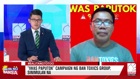 "Iwas Pap*tok" campaign ng B A N Tox*cs Group, sinimulan na #smni