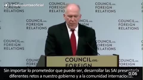 En 2016, el director de la CIA, hablando sobre geoingeniería y manipulación climática