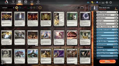 rookie mtg making a deck and trying it out