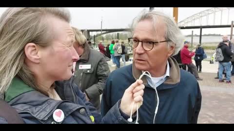 Theo Schetters liep mee in Nijmegen, 3 april 2022