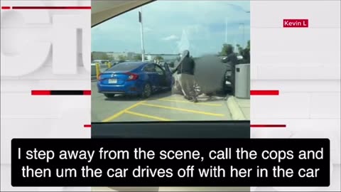 Attempted napping of a woman in Vaughan Mills shopping mall Ontario Canada