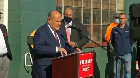 Giuliani's Press Conference, Nov 7, Regarding Voter Fraud on Election Day