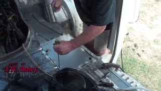 Installing patch panels in the Chevy Van