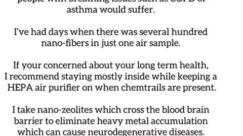 Air Quality Test After Government Chemtrails