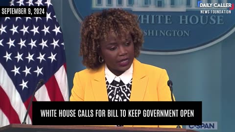 White House Calls For Bill To Keep Government Open