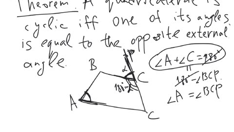 Cyclic quadrilaterals (= inscribed quadrilaterals) | plane geometry | elementary level