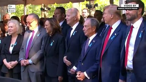 Biden, Harris, Trump attend 9-11 remembrance ceremony in New York