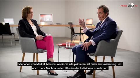 Nigel Farage und Beatrix von Storch über den Brexit und die EU, aufgezeichnet Ende 2017