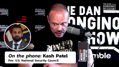 Kash Patel Joins The Dan Bongino: "They Just Don't Care!