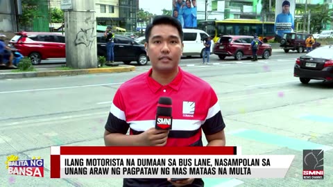 Ilang motorista na dumaan sa bus lane, nasampolan sa unang araw ng pagpataw ng mas mataas na multa