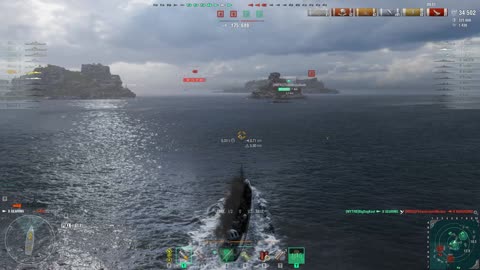 World of Warships in the USS Gearing