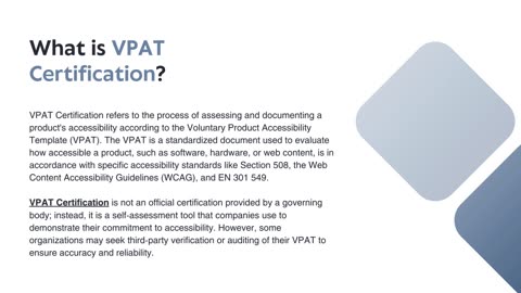 VPAT Certification: Ensuring Accessibility Compliance