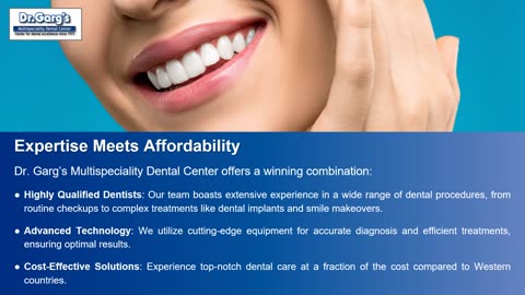 Achieve a Healthy Smile and Explore Vibrant India with Dr. Garg’s Multispeciality Dental Center