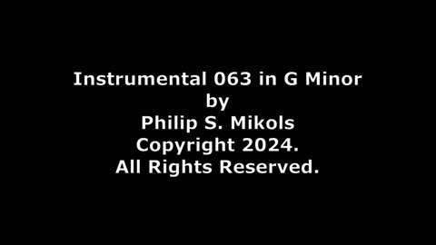 Instrumental 063 in G Minor