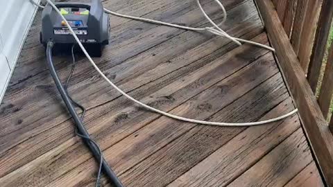 Pressure Washing side job