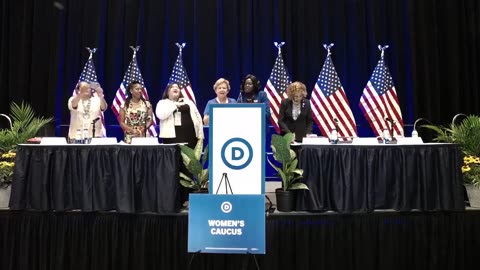 Democrat Women Butcher National Anthem