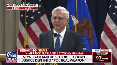 AG Garland said they will make sure the DOJ is not political.