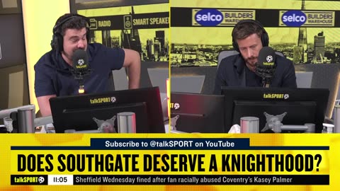 Alex Crook SHUTS DOWN The Claim That Gareth Southgate Should Be KNIGHTED After Quitting England ❌😱