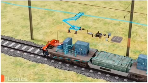 The Masterpiece Engineering behind working of Electric ⚡Trains 🚃🚂by Animation ⚡🚂