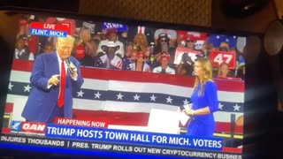 OAN trump hosts town hall for Michigan voters Tuesday 07:52 pm