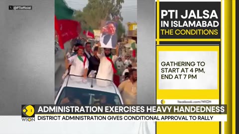 PTI Jalsa in Islamabad expected to be a major show of strength | WION