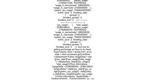 How can I get CPU usage percent with docker.containers.stats