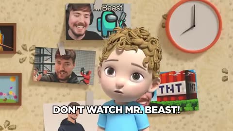 Don't Watch Mr Beast | Nursery Rhyme