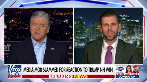 Eric Trump: The media is absolutely petrified