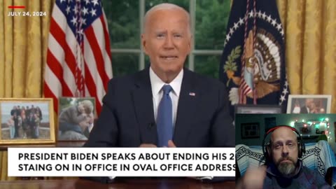 frosty pepper reviews: Biden's Big boy resignation, 7/24/2024. Joe craps out. Suffer along with me.