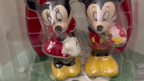 Disney Parks Entry Gate Mickey and Minnie Mouse Salt and Pepper Shakers #shorts