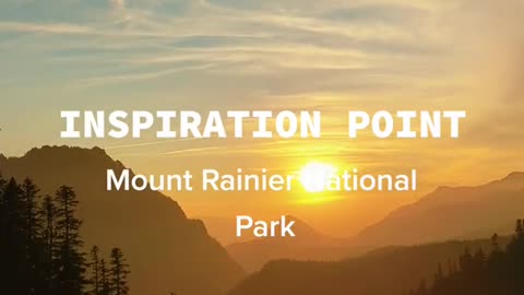 INSPIRATION POINTMount Rainier NatioaiPark