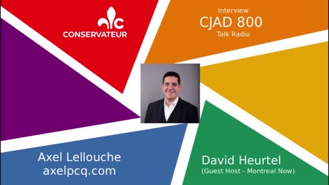 Interview with Axel Lellouche and David Heurtel on CJAD 800 Talk Radio