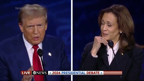 Kamala Harris Vs Donald Trump Harris Clash Over Rally Sizes During Presidential Debate #trump