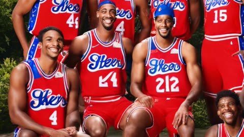 The NBA Champions in 1967 : Philadelphia 76ers