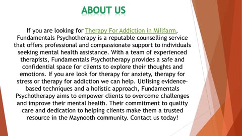 If you are looking for Therapy For Addiction in Millfarm