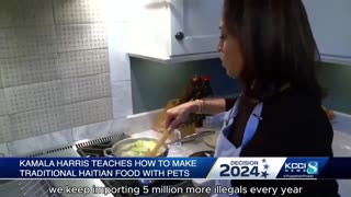 Kamala Harris Teaches How to Make Traditional Haitian Food with Pets