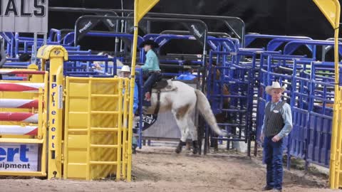 Junior NFR barrel racing (ages 12 - 16) part 2 on December 13, 2018 in Las Vegas.