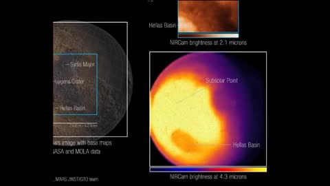 James Webb Space Telescope Capture Planet MARS with new details