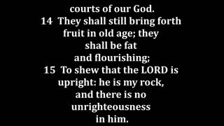 Psalms 92 King James version