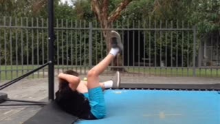 Basketball Trampoline Dunk Fail