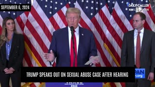 BREAKING: Trump Speaks Out About Sexual Abuse Case After Hearing