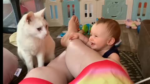 Cutest Babies Play With Dogs And Cats Compilation