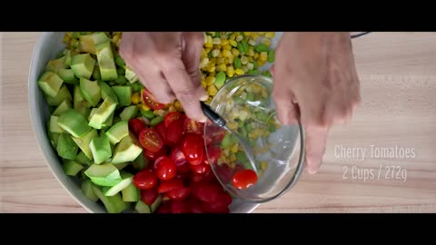 Ultimate Edamame Corn Avocado Salad Recipe (Plant-Based