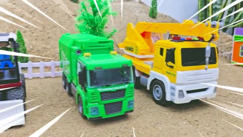 Mega RC Trucks RC Heavy Haulage RC Car Transport RC Traktor Volvo Lesu BL71 RC Wheel Loader Dozer!!