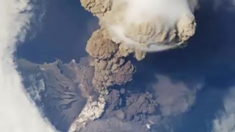 NASA _ Sarychev Volcano Eruption from the International Space Station