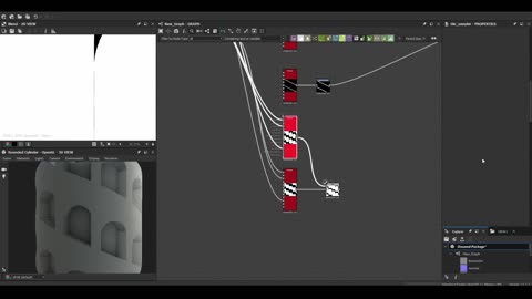 Step two. Substance3DDesigner to create stylized arch wall materials!